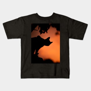 Black Cat Twilight - Halloween 2019 Kids T-Shirt